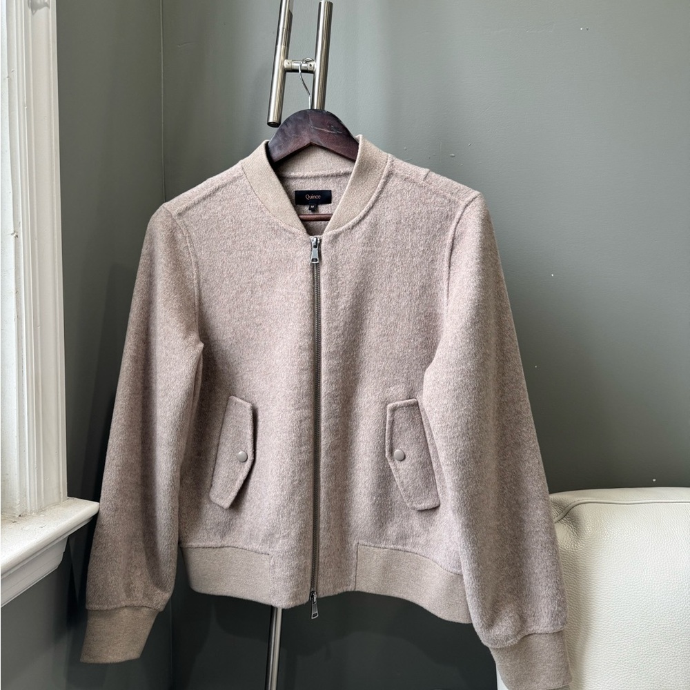 Quince Merino Wool Bomber Jacket - Picture 15 of 15